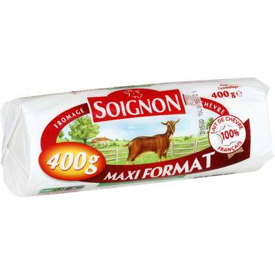 Bûche de chèvre maxi format, Soignon (400 g)