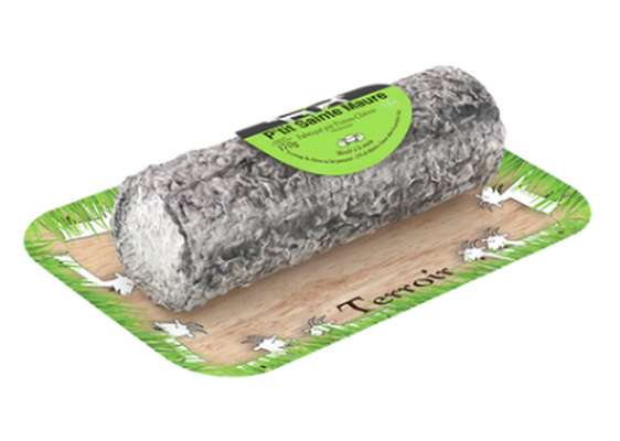 P'tit Ste Maure cendre lait pasteurisé 25% de MG, Poitou Chèvre (170 g)