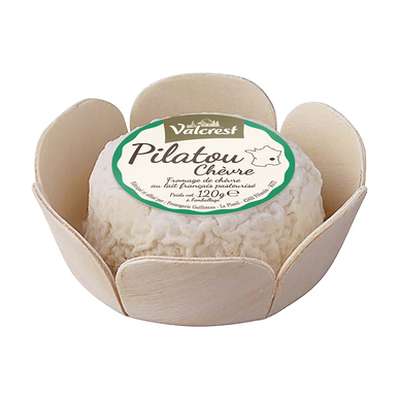 Pilatou Chèvre au lait pasteurisé 21% mg, Valcrest (120 g)