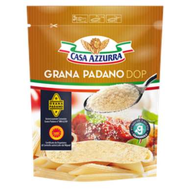Grana padano AOP 28% MG râpé, Casa Azzurra (100 g)