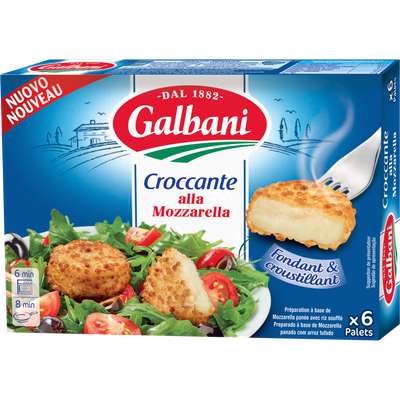 Croccante alla mozzarella, Galbani (x 6, 150 g)