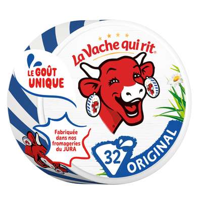 Fromage fondu en portions, Vache qui Rit (x 32, 512 g)