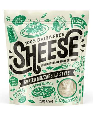 Mozzarella vegan rapée, Sheese (200 g)
