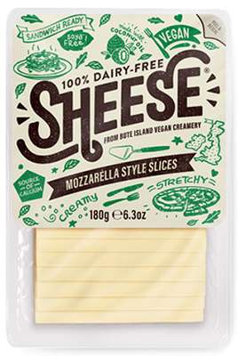 Mozzarella vegan tranchée, Sheese (180 g)