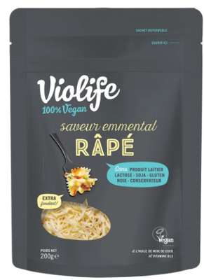 Rapé saveur emmental, à base de noix de coco, Violife (200 g)