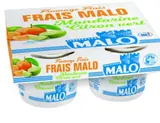 Fromage Frais Mandarine et Citron Vert, Malo (4 x 100 g)