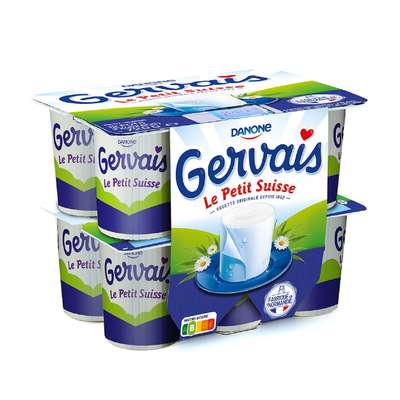 Le petit suisse, Gervais (12 x 60 g)