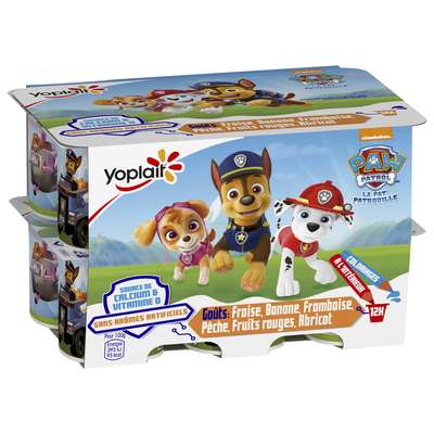Petits Filous Petit suisse arômatisé aux fruits, Yoplait (x 12, 600 g)