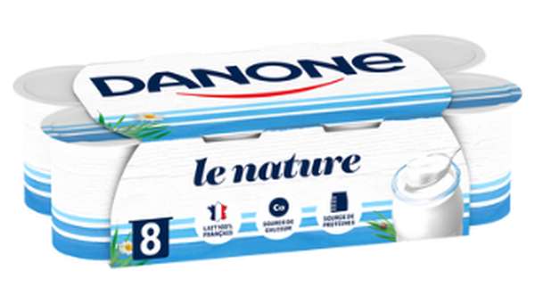 Yaourt Le Nature, Danone (8 x 125 g)