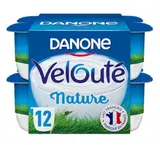 Yaourt brassé Velouté nature, Danone (12 x 125 g)