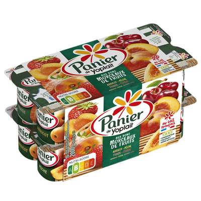 Panier de Yoplait aux fruits panachés, Panier de Yoplait (16 x 125 g)