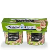 Yaourt Gourmand Rhubarbe rose, Mamie Nova (2 x 150 g)