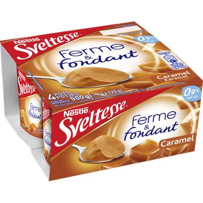 Sveltesse saveur caramel, Nestlé (4 x 125 g)