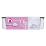 Yaourt nature brassée 0% MG, U (8 x 125 g)