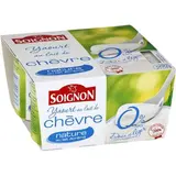 Yaourt nature au lait écrémé de chèvre 0% MG, Soignon (4 x 125 g)