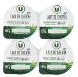 Yaourt au lait de chèvre nature, U (4 x 125 g)