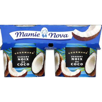 Yaourt Gourmand Noix de Coco, Mamie Nova (2 x 150 g)