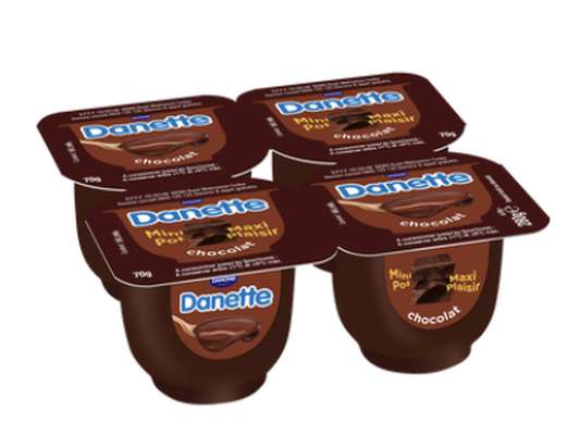 Danette Mini goût chocolat (4 x 70 g)