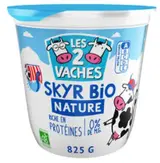 Skyr nature 0% MG BIO, Les 2 vaches (825 g)