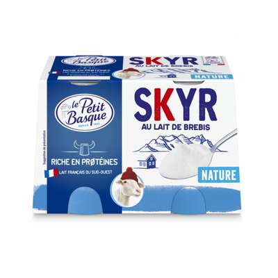 Skyr au lait de brebis nature, Le Petit Basque (2 x 120 g)