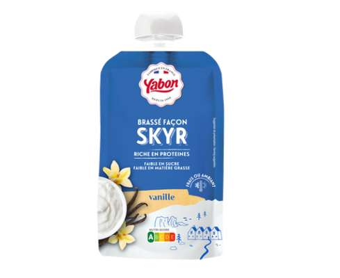 Brassé façon skyr saveur vanille, Yabon (120 g)