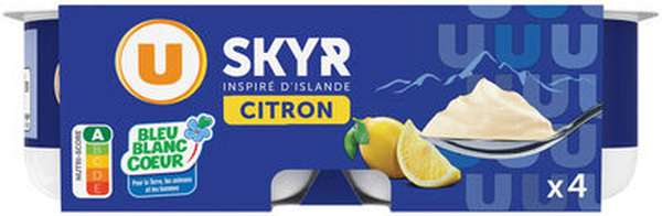 Skyr Citron, U  (4 x 100 g)