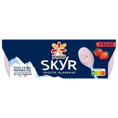 Skyr Fraise, Yoplait (4 x 100 g)