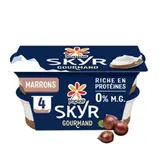 Skyr sur lit de marrons, Yoplait (4 x 120 g)
