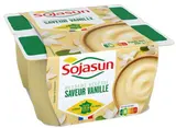 Dessert végétal saveur Vanille, Sojasun (4 x 100 g)