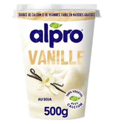 Dessert au soja parfum vanille, Alpro (500 g)