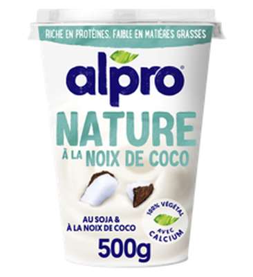 Dessert brassé au soja et à la noix de coco, Alpro (500 g)