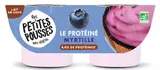 Dessert végétal protéiné myrtille au lait de coco BIO, Les Petites Pousses (2 x 100 g)