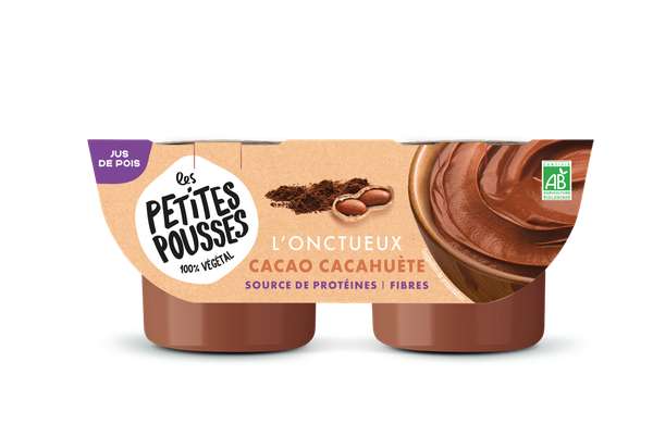L'Onctueux cacao et cacahuètes BIO, Les Petites Pousses (x 2, 180 g)
