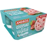 Brassé végétal au lait de coco saveur fraise, Andros (4 x 100 g)