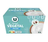 Brassé végétal nature, U (4 x 100 g)