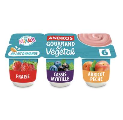 Brassé végétal fruit verger, Andros (6 x 100 g)