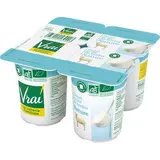 Yaourts au lait de brebis nature BIO, Vrai (x 4, 480 g)