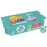 Yaourts panaché fraise, myrtille, abricot et mangue BIO, Les 300 Laitiers BIO (8 x 125 g)