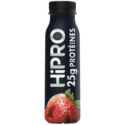 Spécialité laitière à boire protéinée saveur fraise - framboise, HiPRO (300 g)
