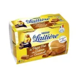 Petit pot Crème au caramel, La Laitière (4 x 100 g)