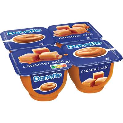Danette caramel salé (4 x 125 g)