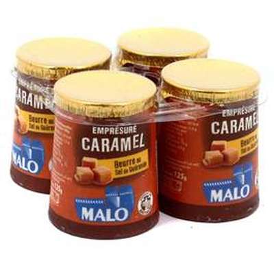 Emprésuré au caramel au beurre salé, Malo (4 x 125 g)