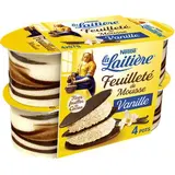 Feuilleté de mousse à la vanille, La Laitière (4 x 57 g)