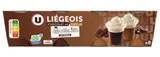 Dessert liégeois chocolat et café et crème fouettée, U (8 x 100 g)