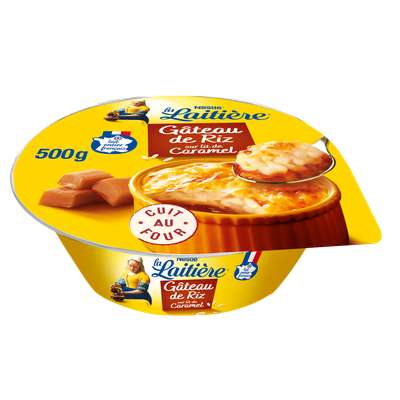 Gâteau de riz caramel, La Laitière (500 g)