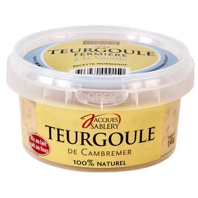 Dessert de riz au lait vanille, La teurgoule de Cambremer (140 g)
