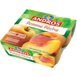 Compote pomme/pêche, Andros (4 x 100 g)
