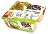 Compote pomme kiwi sans sucres ajoutés, Charles et Alice (4 x 97 g)