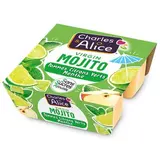 Compotes sans sucre ajouté Virgin Mojito, Charles & Alice (4 x 97 g)