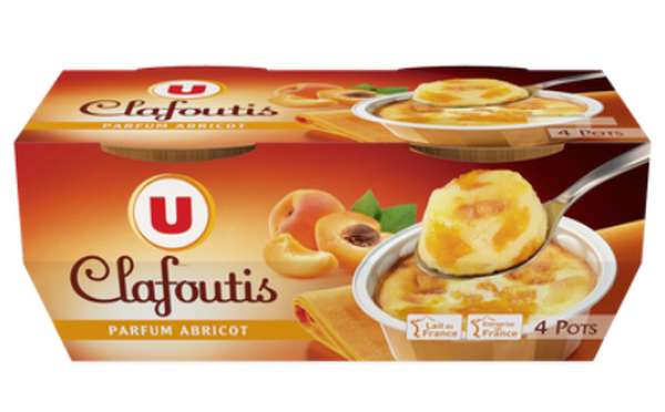 Clafoutis aux abricots, U (4 x 85 g)